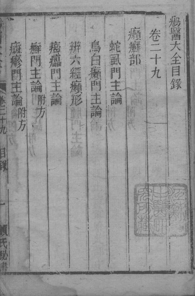 疡医大全  卷29